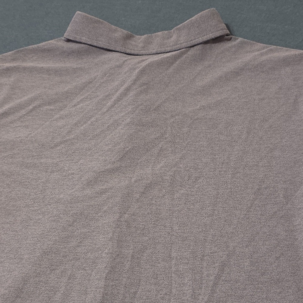 Vuori Brown Polo Shirt M Men Short Sleeve Button Collared Knit Solid - Picture 11 of 16